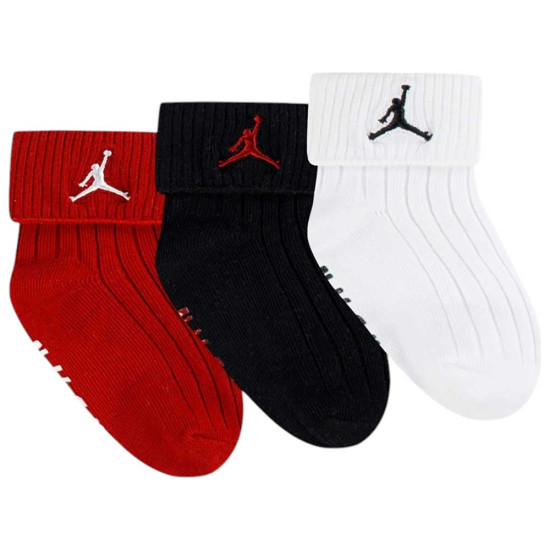 Jordan Βρεφικές κάλτσες Essentials Ribbed Gripper Socks 3 pairs